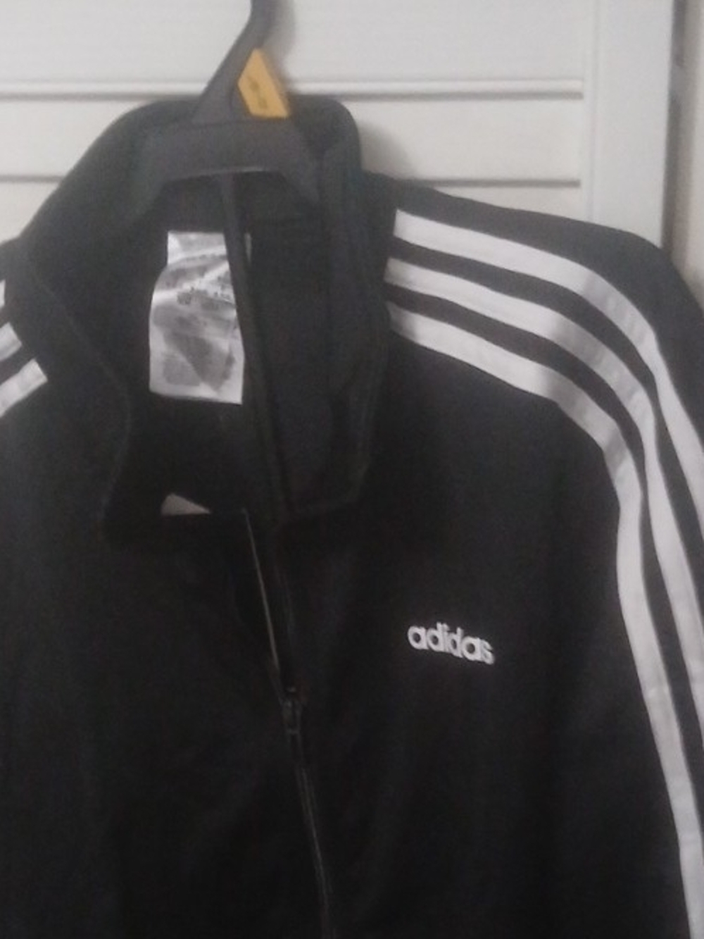 adidas Men's Black & White Track Jacket NWT